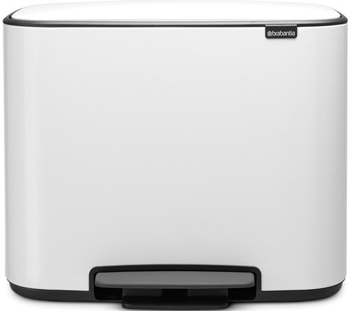 

Система сортировки мусора Brabantia Bo Pedal Bin 3 x 11л (белый)