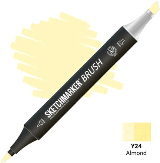 

Маркер художественный Sketchmarker Brush Двусторонний Y24 SMB-Y24 (миндальный)