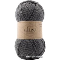 Пряжа для вязания Alize Wooltime 11017 100 г 200 м (серый)