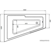 Ванна Aquanet Accord 150x100 (левая)