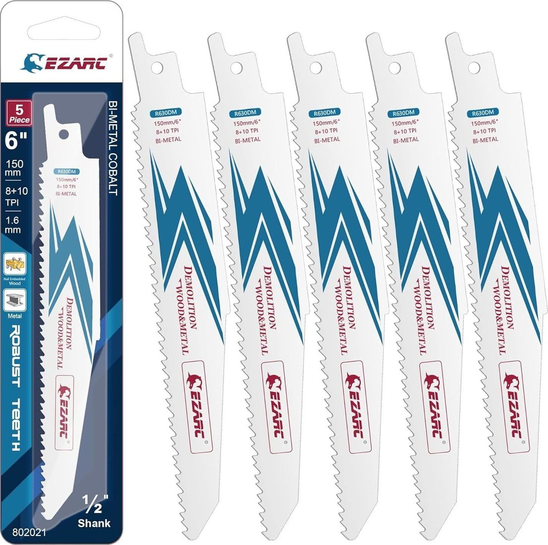 

Набор пильных полотен Ezarc R630DM 802021 (5 шт)