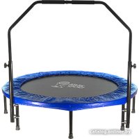 Батут Atlas Sport для фитнеса 122 см (синий, с ручкой)