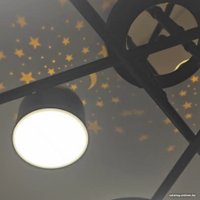 Припотолочная люстра Mirastyle Диод MH-3231/6 BK+FGD