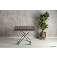 Стол-трансформер Levmar Accord D69/S59 (дуб шамони темный/хром)