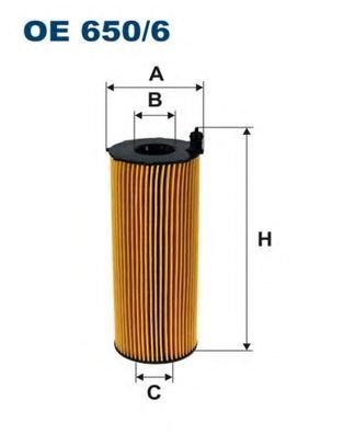 

Масляный фильтр Filtron OE6506