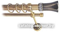 

Карниз для штор Lm Decor Севилла 120 2р гладкий 25/16мм (антик, 3.2м)