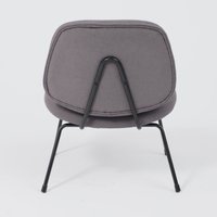 Стул AksHome Sway (серое букле SD8068-5/черный)