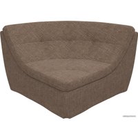 Элемент модульного дивана Лига диванов Холидей люкс 105695 (рогожка, коричневый)