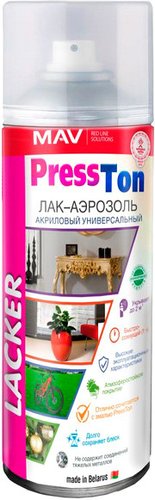 Автомобильный лак MAV PressTon 520мл 04333-270