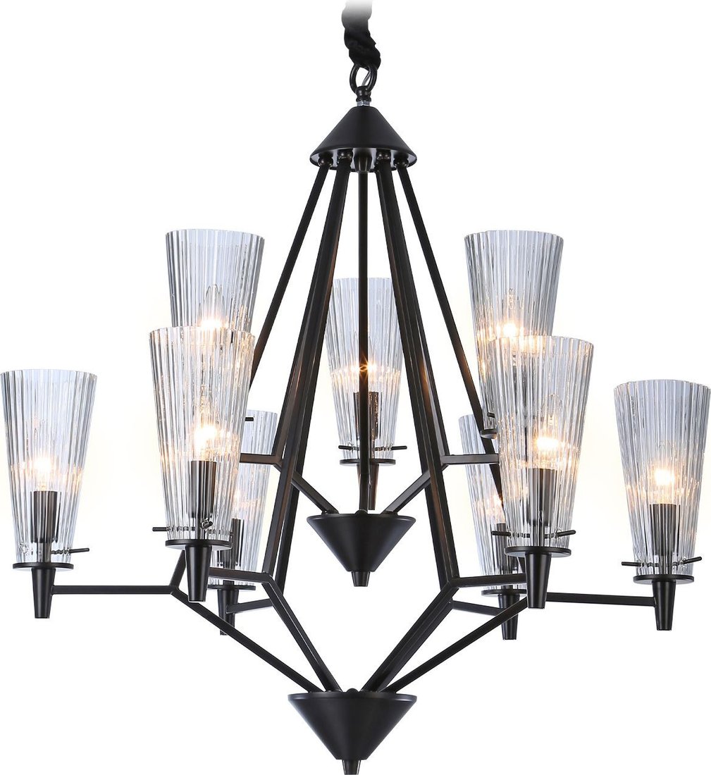 

Подвесная люстра Ambrella light Traditional TR3238/6+3 BK