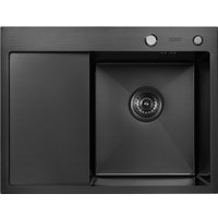 Кухонная мойка ARFEKA ECO AR 650*500 R BLACK PVD NANO