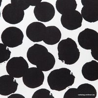 Полотенце Доляна Горох 5423102 (белый/черный)