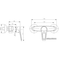 Смеситель Bravat Eco-D F993158C-01