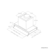 Кухонная вытяжка Elica Boxin IX/A/60 PRF0097835B
