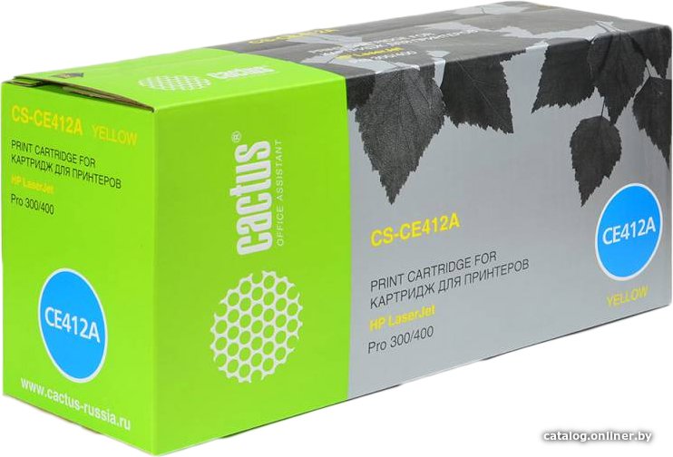 Картридж CACTUS CS-CE412A (аналог HP 305A (CE412A))