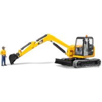 Экскаватор Bruder Cat Mini Excavator with worker 02466