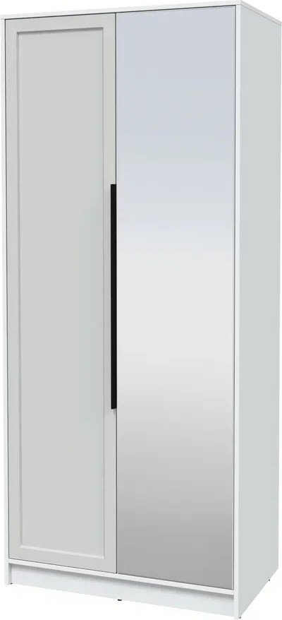 

Шкаф распашной Интерлиния Концепт Тренд КТ-Ш2(з) (белый платинум/грей)