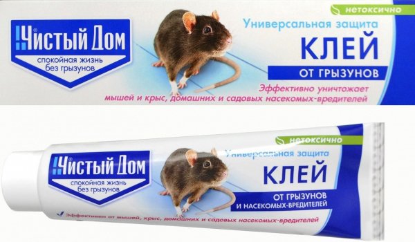 

Клей от насекомых Чистый дом Клей от грызунов и насекомых 130 г