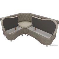 Угловой диван Лига диванов Вегас 105178 (левый, бежевый/корфу 03)