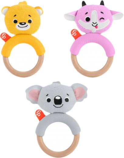 

Погремушка с прорезывателем Fisher-Price Забавный зверек GRR03 (цвет в ассортименте)