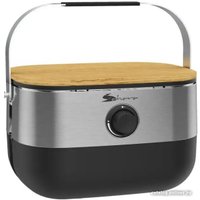 Портативный газовый гриль Sahara Mini BBQ (серебристый)