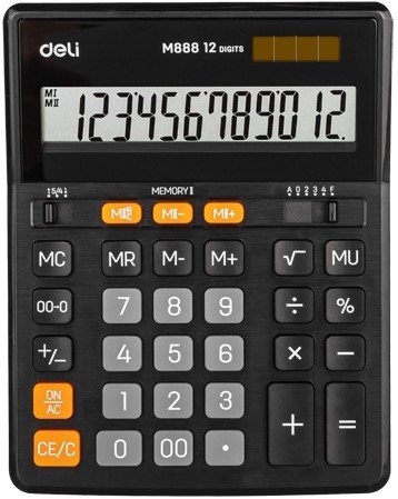 

Калькулятор Deli М888 (черный)