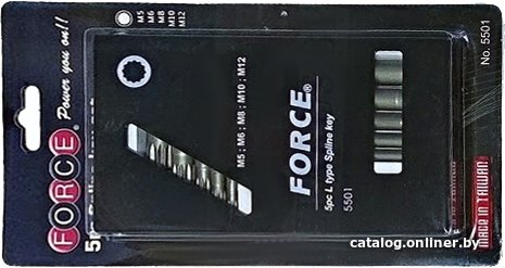 Набор ключей Force 5501 (5 предметов)