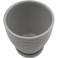 Вазон Вещицы Эллипс Fdtc2 (серый)