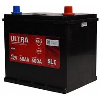 Автомобильный аккумулятор Ultra PRO Asia R+ с бортом (60 А·ч)
