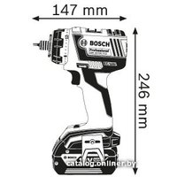 Винтоверт Bosch GSR 18 V-EC FC2 Professional (два аккумулятора 5 А*ч + насадки)