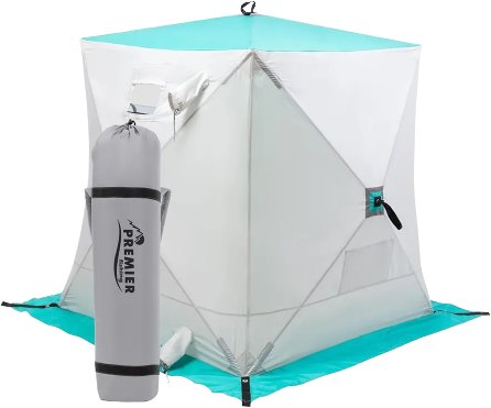 

Палатка для зимней рыбалки Premier Fishing Куб PR-ISC-180BG (бирюзовый/серый)