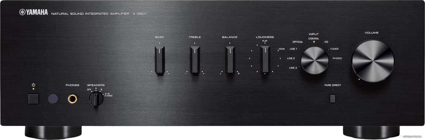 Интегральный усилитель Yamaha A-S501 (черный)