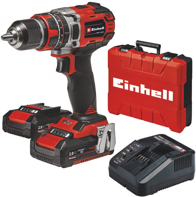 Ударная дрель-шуруповерт Einhell TE-CD 18/50 Li-i BL 4513940 (с 2-мя АКБ)