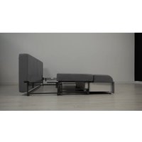 Диван Сириус Лидер-6 НПБ 225x110 (Eva 25 велюр светло-зеленый)