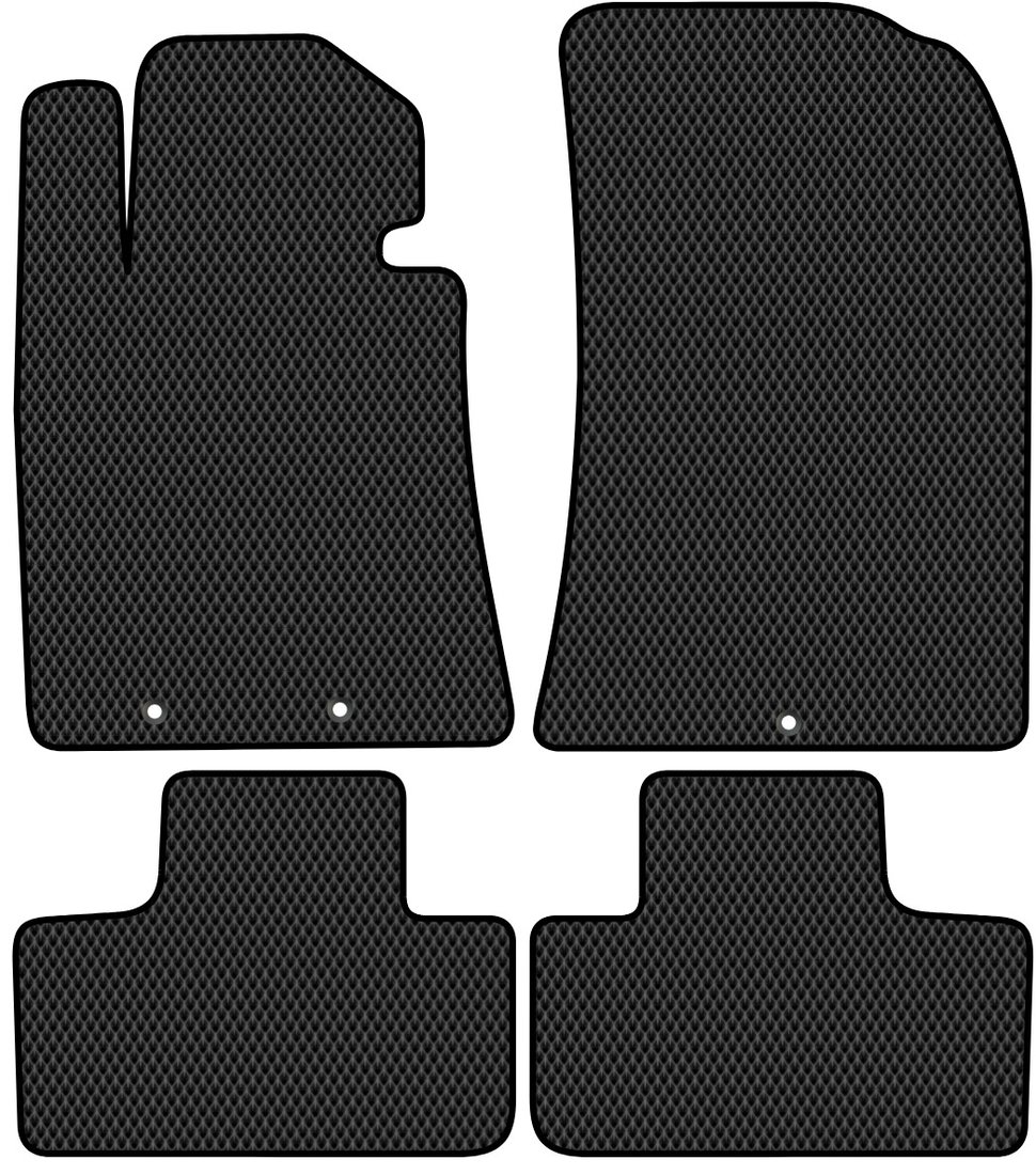 

Комплект ковриков для авто Alicosta Hyundai Genesis I (купе / BK) 2009 - 2014 (черный, ромб)