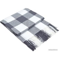 Плед Vladi Пикник 170x210 рап.8 50117 (белый/серый)