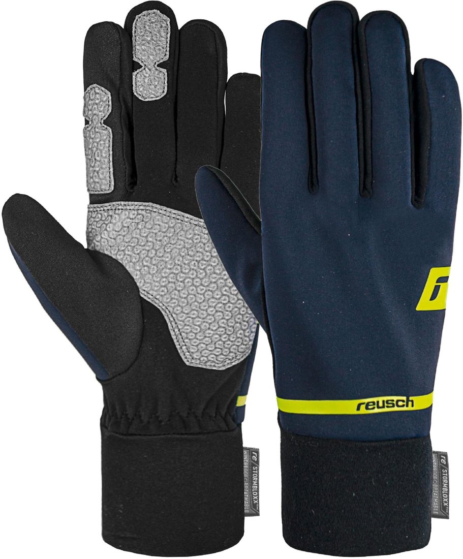 

Горнолыжные перчатки Reusch Hike & Ride Stormbloxx Touch-Tec 6205118-4549 (р-р 6.5, синий/желтый)