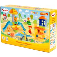 Конструктор Полесье Макси Три кота. Игровая площадка 70245