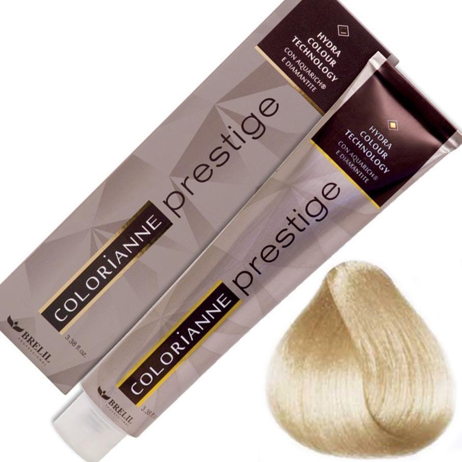 

Крем-краска для волос Brelil Professional Colorianne Prestige 100/0 суперосветлитель натуральная платина