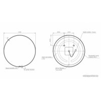  Cersanit Зеркало Eclipse Smart 80x80 64147