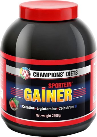 Протеин комплексный Академия-Т Sportein Gainer (2500г, клубника)