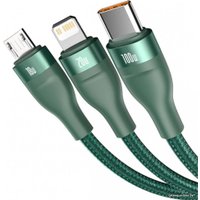 Кабель Baseus Flash Series Two-For-Three Data Cable USB-C/A - M+L+C CA2T3-06