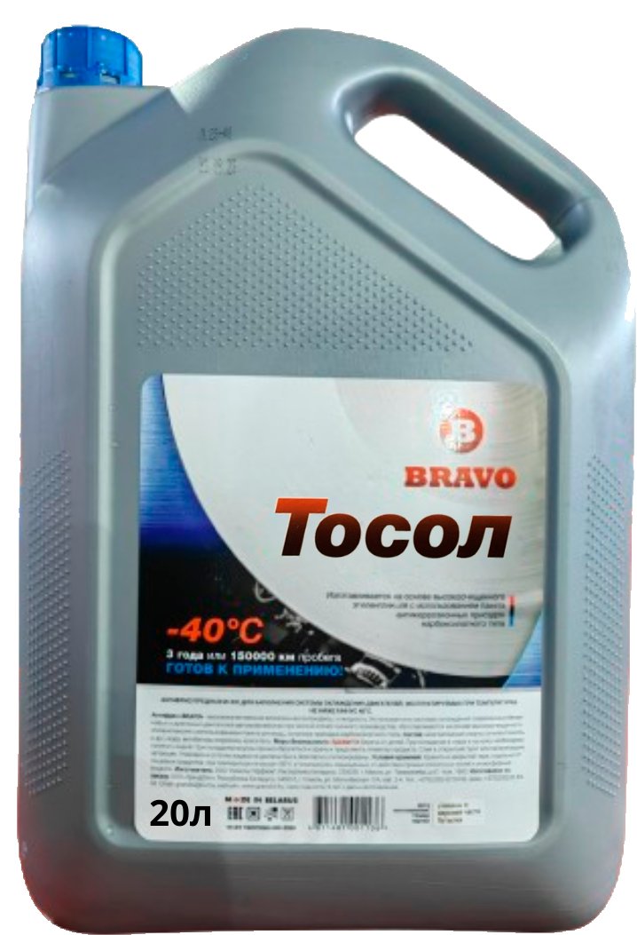 

Тосол Bravo А-40М 21кг