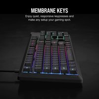Клавиатура Corsair K55 Core RGB (черный, нет кириллицы)