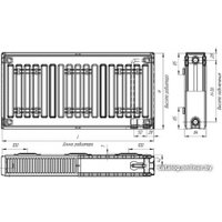 Стальной панельный радиатор Лидея ЛК 20-508 500x800