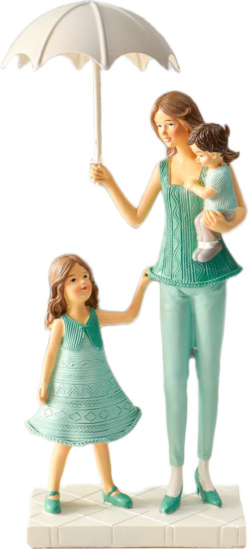 

Статуэтка Sima-Land Мама с детьми в вязанных нарядах, под зонтом 10885758