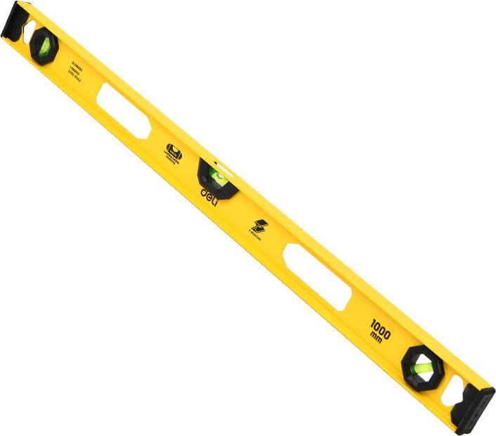 

Уровень строительный Deli YS EDL291000G (1000мм, рельсовый)