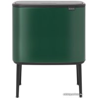 Система сортировки мусора Brabantia Bo Touch Bin 11+23 л (зеленая сосна)