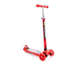 Двухколесный детский самокат Полесье Со складной ручкой 0072C-V1(К) (красный)