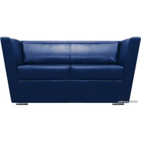 Софа Brioli Болдер двухместный (экокожа, L18 синий)